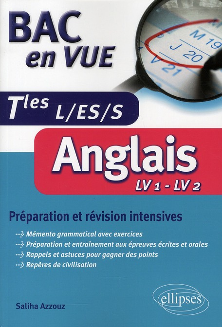 Emprunter Anglais Tles L/ES/S. Préparation et révision intensives livre
