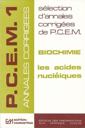 Emprunter BIOCHIMIE ACIDES NUCLEIQUES livre