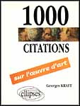 Emprunter 1000 citations sur l'oeuvre d'art livre