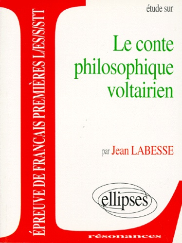 Emprunter Etude sur le conte philosophique voltairien livre
