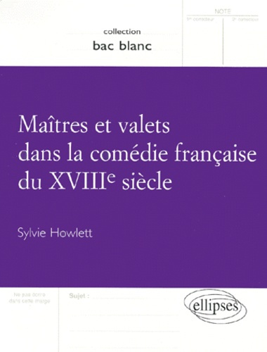 Emprunter Maîtres et valets dans la comédie française du XVIIIe siècle livre