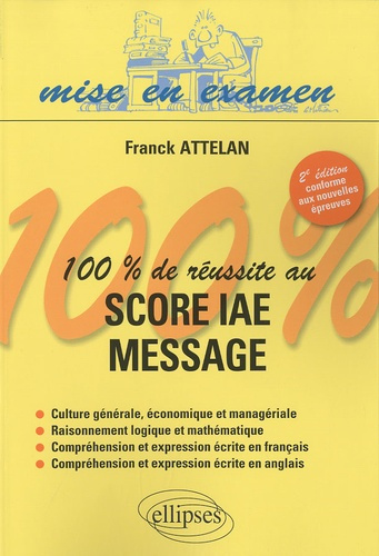 Emprunter 100% de réussite au score IAE Message livre
