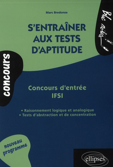 Emprunter S'entraîner aux tests d'aptitude. Concours d'entrée IFSI livre