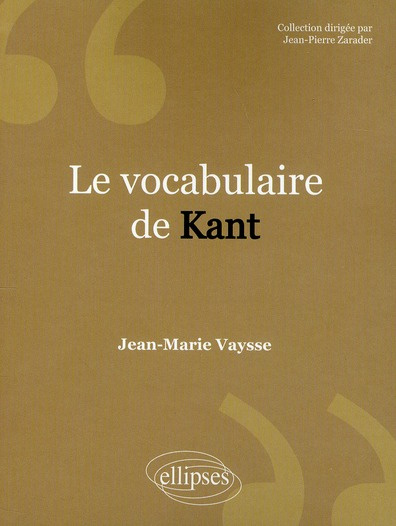 Emprunter Le vocabulaire de Kant livre