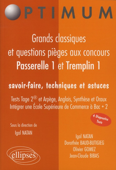 Emprunter Passerelle 1 et Tremplin 1 . Grands classiques et questions pièges aux concours livre