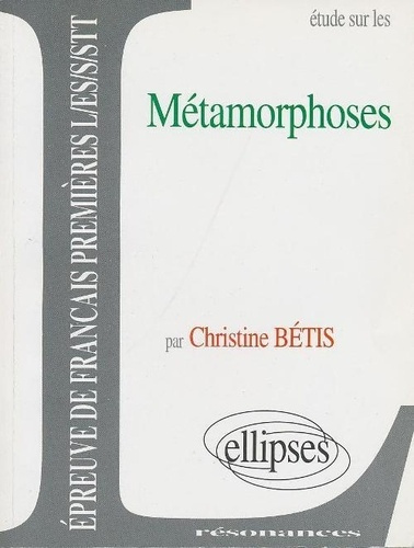 Emprunter Etude sur les métamorphoses livre
