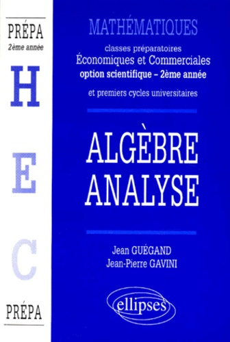 Emprunter MATHEMATIQUES. Algèbre, Analyse livre