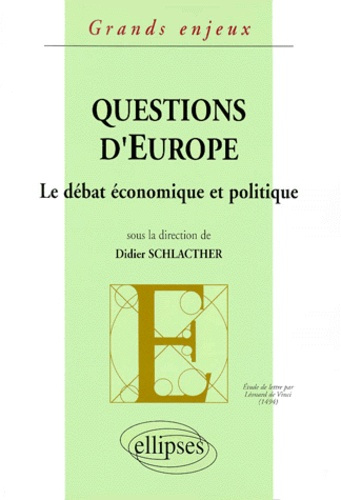 Emprunter QUESTIONS D'EUROPE. Le débat économique et politique livre