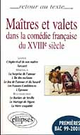 Emprunter Maîtres et valets dans la comédie française du XVIIIe siècle... livre