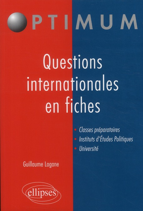 Emprunter Questions internationales en fiches livre