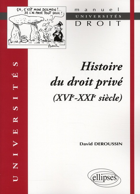 Emprunter Histoire du droit privé. (XVIe-XXIe siècle) livre