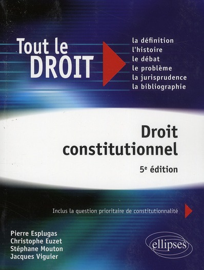 Emprunter Droit constitutionnel . 5e édition livre
