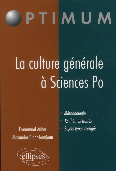 Emprunter La culture générale à Sciences Po livre