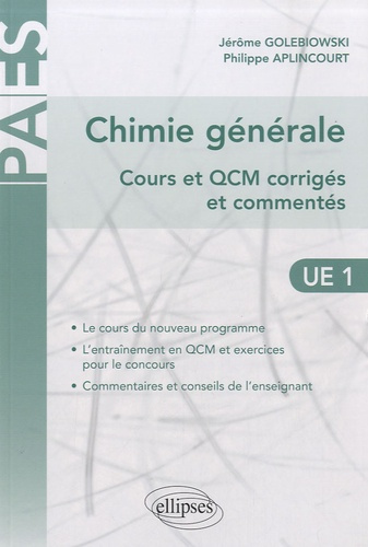 Emprunter Chimie générale. Cours et QCM corrigés et commentés livre