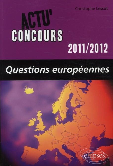 Emprunter Questions européennes 2011-2012 livre