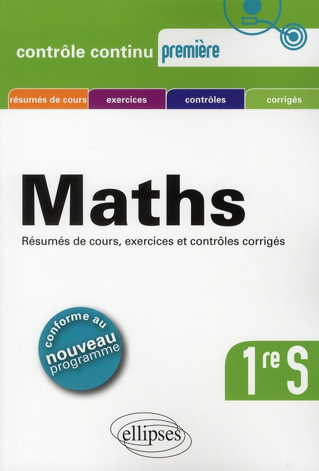 Emprunter Maths 1re S. Conforme au nouveau programme livre