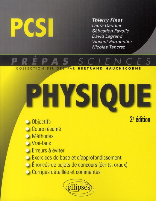 Emprunter PHYSIQUE PCSI - 2E EDITION livre