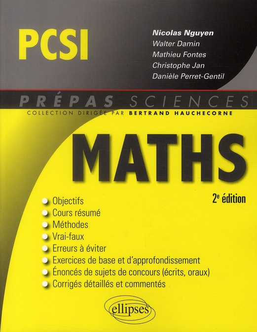 Emprunter Mathématiques PCSI. 2e édition livre