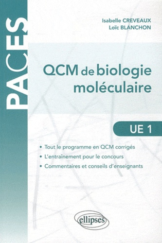 Emprunter QCM de biologie moléculaire UE 1 livre