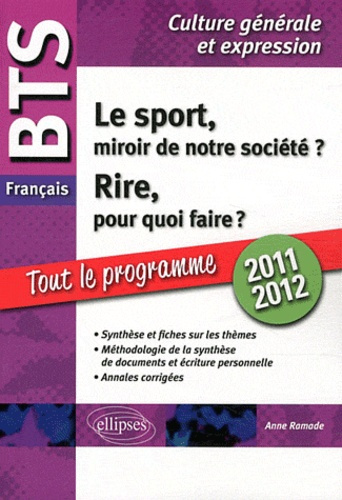 Emprunter BTS français, épreuve de culture générale et expression 2010-2011. Le sport, miroir de notre société livre