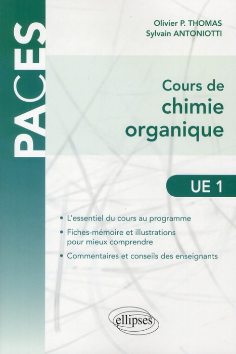 Emprunter Cours de chimie organique UE1 livre