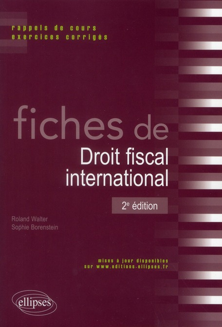 Emprunter Fiches de Droit fiscal international. 2e édition livre