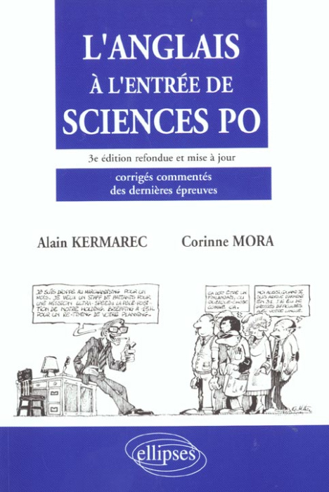 Emprunter L'ANGLAIS A L'ENTREE DE SCIENCES PO. 3ème édition livre