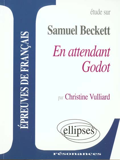 Emprunter Etude sur En attendant Godot, Samuel Beckett livre