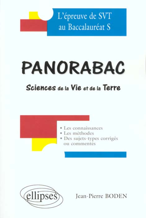 Emprunter Panorabac. L'épreuve de SVT au Baccalauréat S (enseignement obligatoire) livre