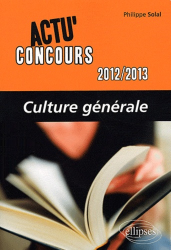 Emprunter Culture générale. Edition 2012-2013 livre