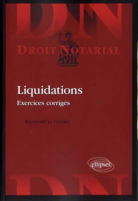 Emprunter Liquidations. Exercices corrigées livre