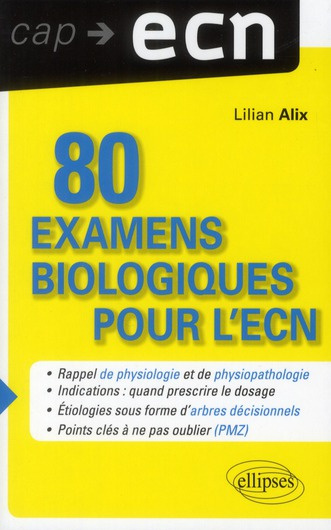 Emprunter 80 examens biologiques pour l'ECN livre
