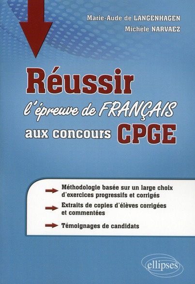 Emprunter REUSSIR L'EPREUVE DE FRANCAIS AUX CONCOURS CPGE livre