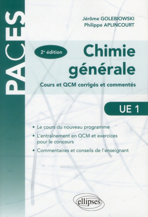 Emprunter Chimie générale cours & QCM corrigés & commentés. 2e édition livre