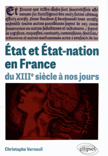 Emprunter Etat et Etat-nation en France du XIIIe siècle à nos jours livre