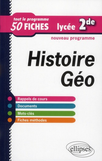 Emprunter Histoire Géographie 2de livre