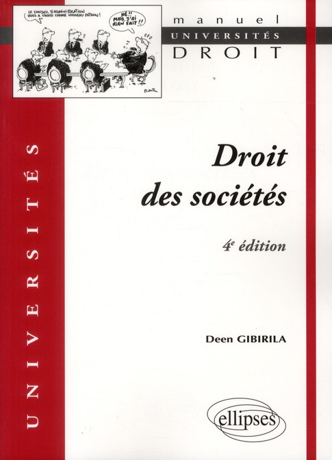 Emprunter Droit des sociétés. 4e édition livre