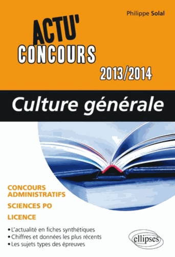 Emprunter Culture générale. Edition 2013-2014 livre