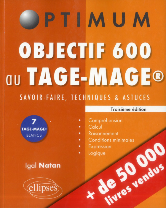 Emprunter Objectif 600 au TAGE-MAGE. Savoir-faire, techniques et astuces, 3e édition livre