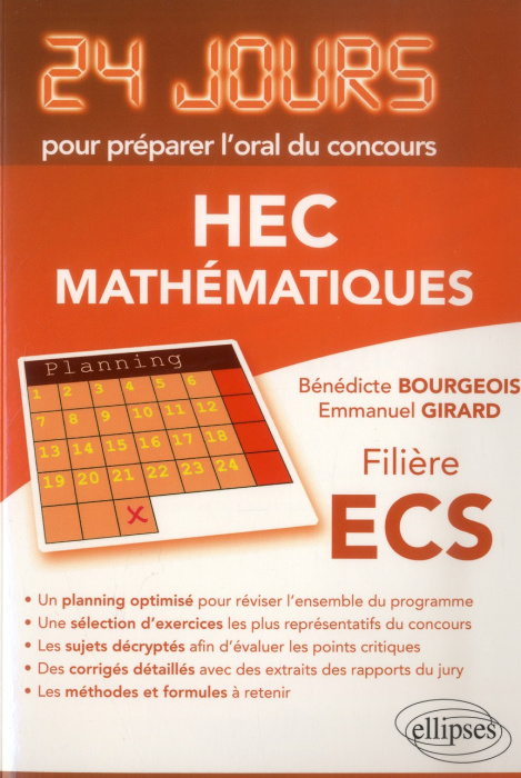 Emprunter Mathématiques. Concours HEC, filière ECS livre