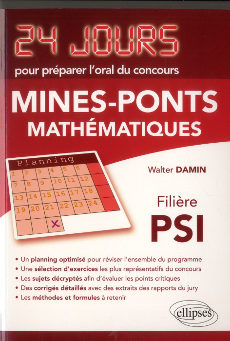 Emprunter Mathématiques . Concours Mines-Ponts, filière PSI livre