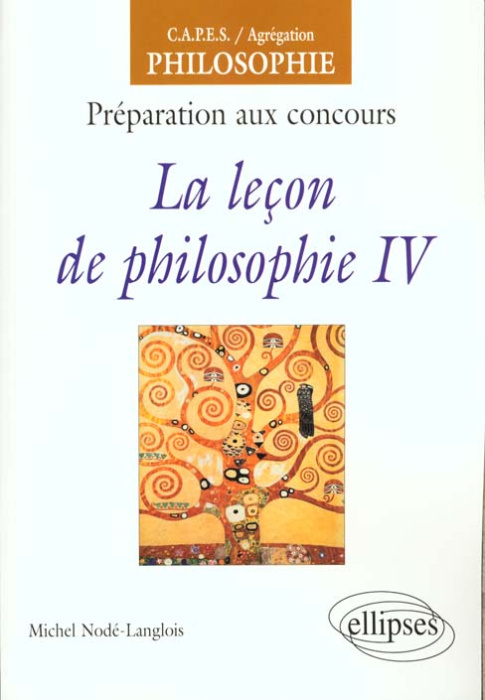Emprunter La leçon de philosophie. Tome IV, Préparation aux concours livre