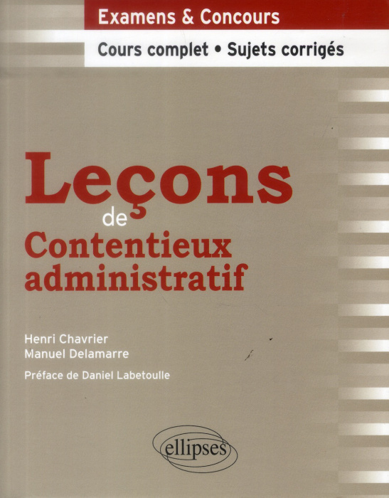 Emprunter Leçons de contentieux administratif livre