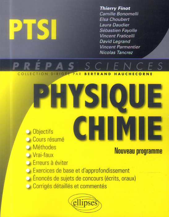 Emprunter Physique Chimie PTSI livre