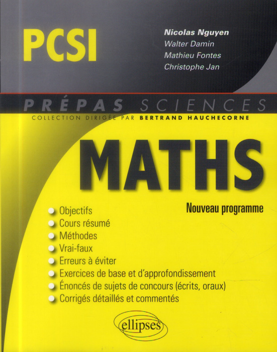 Emprunter Mathématiques PCSI mathématiques livre