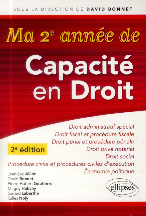Emprunter Ma 2e année de Capacité en Droit. Droit administratif spécial, Droit fiscal et procédure fiscale, Dr livre