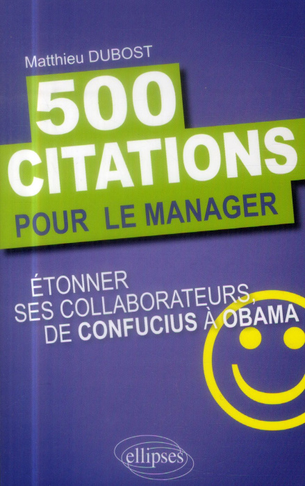 Emprunter 500 citations pour le manager livre