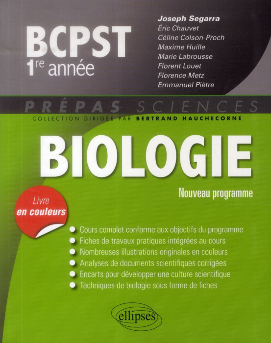 Emprunter Biologie BCPST 1re année livre