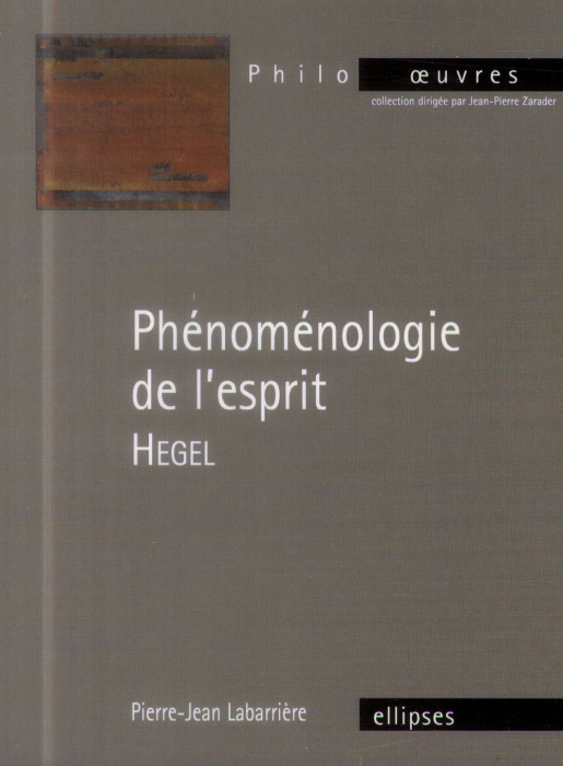 Emprunter Hegel, Phénoménologie de l'esprit livre
