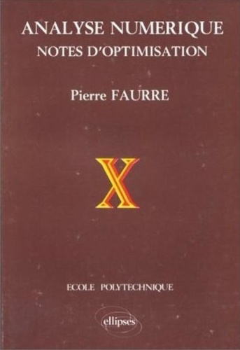 Emprunter Analyse numérique. Notes d'optimisation livre